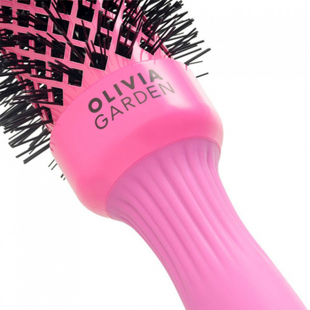 Olivia Garden Perie profesionala de par Expert Blowout Shine Pink 55mm [1]