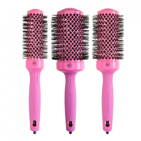 Olivia Garden Perie profesionala de par Expert Blowout Shine Pink 55mm [2]