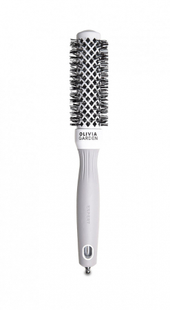 SALOANE - Olivia Garden Perie profesionala de par Expert Blowout Shine White&Gray 25mm