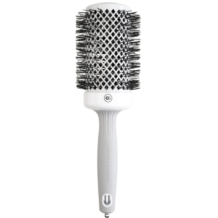 SALOANE - Olivia Garden Perie profesionala de par Expert Blowout Shine White&Gray 55mm