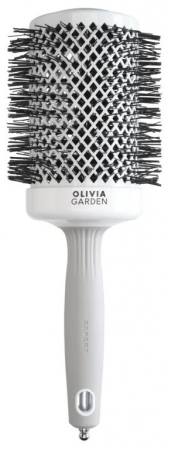 SALOANE - Olivia Garden Perie profesionala de par Expert Blowout Shine White&Gray 65mm