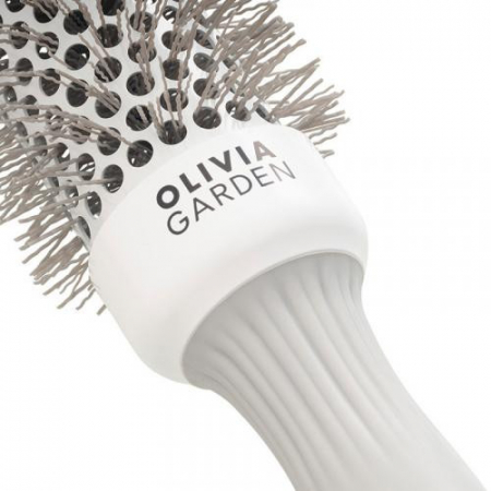 Olivia Garden Perie profesionala de par XL 45mm Expert Blowout Speed Wavy Bristle White&Grey [2]
