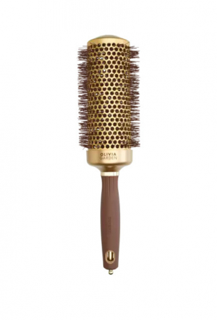 Ustensile frizerie si coafor - Olivia Garden Perie profesionala de par XL 55mm Expert Blowout Speed Wavy Bristle Gold&Brown