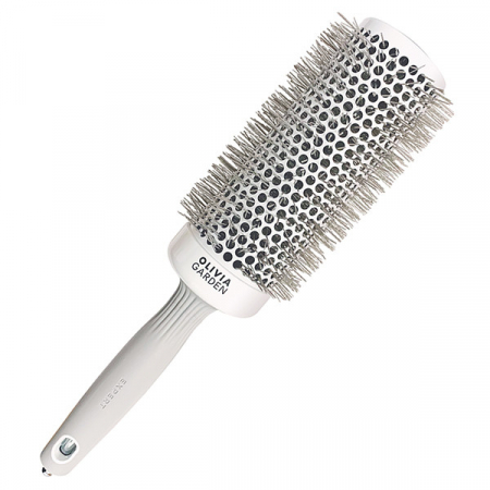 SALOANE - Olivia Garden Perie profesionala de par XL 55mm Expert Blowout Speed Wavy Bristle White&Grey