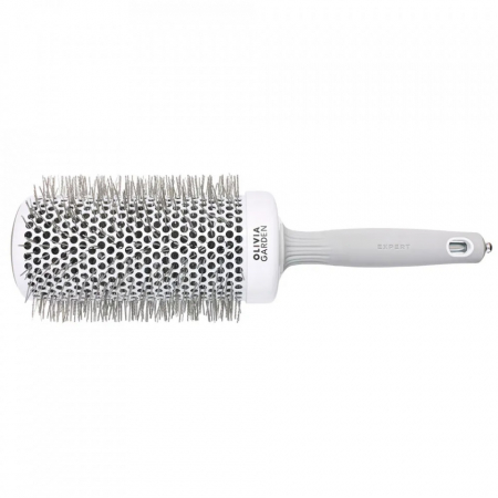 Olivia Garden Perie profesionala de par XL 65mm Expert Blowout Speed Wavy Bristle White&Grey [1]