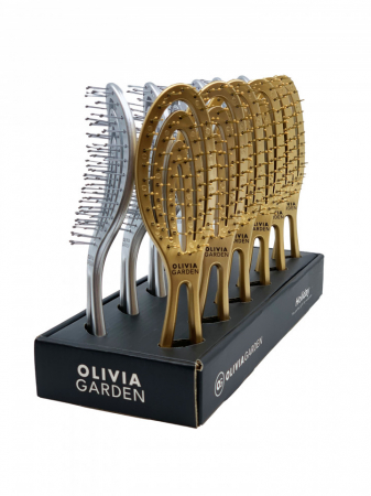 Olivia Garden Set 12 perii profesionale curbate cu ventilatie Holiday Hit 2023 [0]
