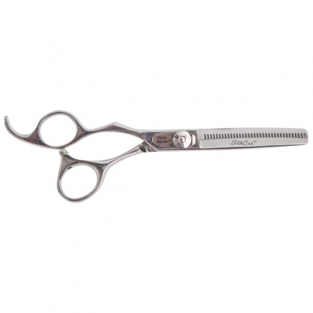 SALOANE - Olivia Garden SilkCut Left foarfeca de filat profesionala dinti in spate 6.35 inch