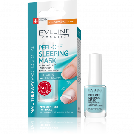 Ingrijirea unghiilor - Tratament masca pentru unghii Peel-off Eveline Nail Therapy 12ml