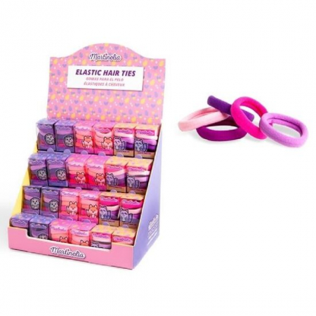 Import - Pachet 24 seturi de 5 elastice pentru par Martinelia 3011w