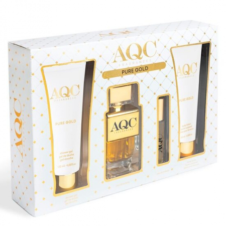 Import - Pachet 6 seturi produse de ingrijire Pure Gold, pentru femei, Aquarius, 355ml + Tester apa de toaleta Pure Gold 44023 Gratuit