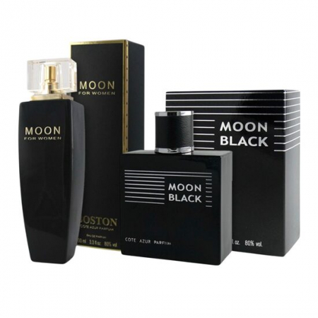 Import - Pachet El si ea Apa de toaleta si parfum Moon black, Cote D´Azur, 200 ml