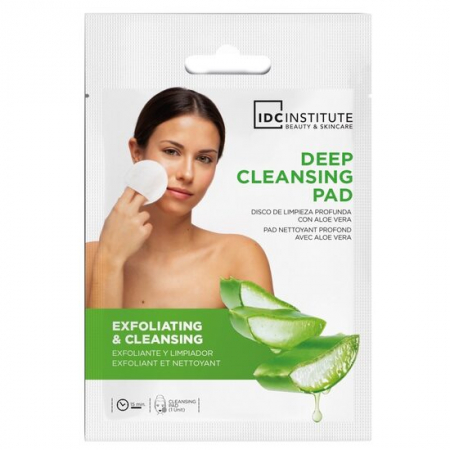 Import - Pad pentru curatare faciala, hidratant si purificator cu extract de aloe vera IDC Institute 85092