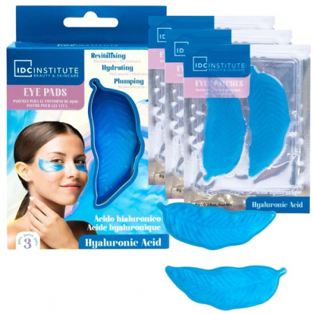 Import - Pad pentru ochi cu acid hyaluronic 3 perechi, IDC Institute, 90302