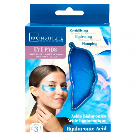 Pad pentru ochi cu acid hyaluronic 3 perechi, IDC Institute, 90302 [1]