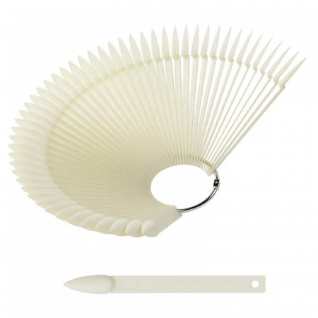 UNGHII - Paletă cu vârf ascuțit pentru 50 de culori - natural