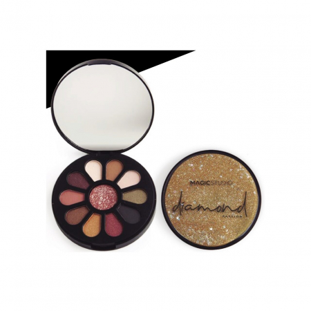 Paleta de farduri Diamond Glitter Circle, cu 11 culori, Magic Studio [2]