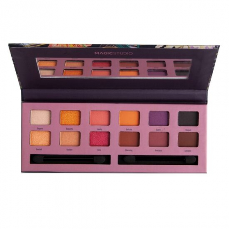 MACHIAJ - Paleta de farduri Exquisite French Nudes, cu 12 culori, Magic Studio