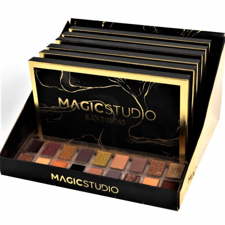Paleta fard de pleoape Black Diamond, Magic Studio, 18 nuante, 26002 [2]