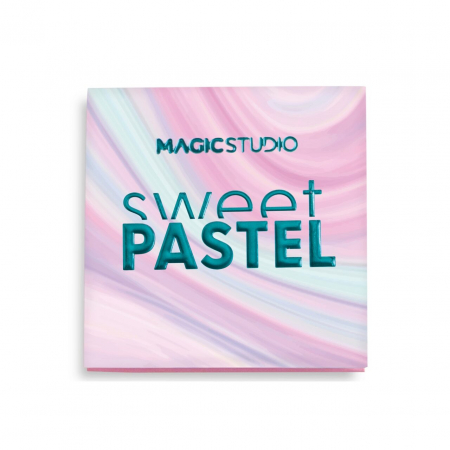 Paleta fard de pleoape Sweet Pastel, 9 Culori, Magic Studio [1]