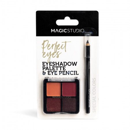 MACHIAJ - Paleta farduri si creion de ochi, Magic Studio, Red