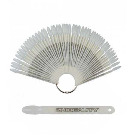 Sabloane, tipsuri - Paleta forma migdala pt 50 de culori - natural