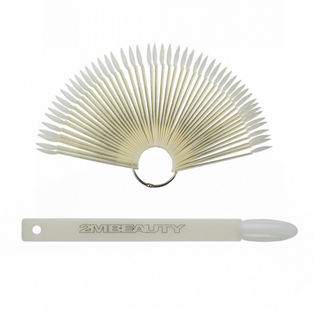 Sabloane, tipsuri - Paleta forma ovala pt 50 de culori - natural