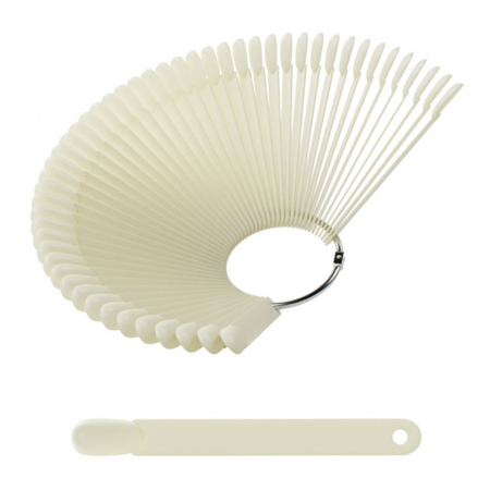 UNGHII - Paletă mini cu vârf rotund pentru 50 de culori - natural