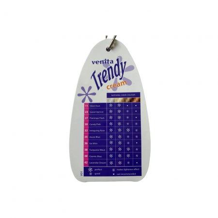 Paletar de culori vopsea de par Trendy Cream, Venita [12]