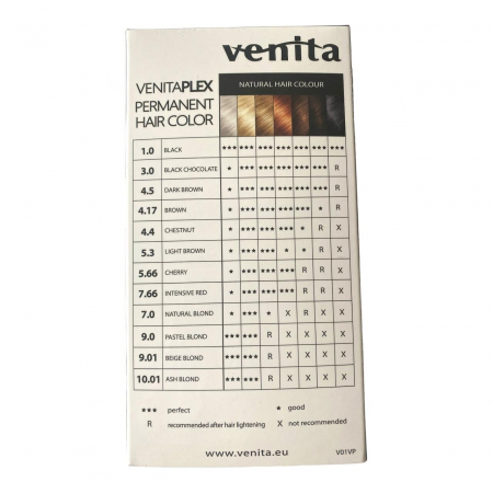 Paletar de culori vopsea de par V Plex, Venita [2]