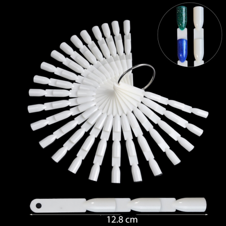 Paletar tipsuri unghii false prezentare 50 culori, Natural [1]