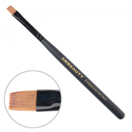 Ustensile unghii tehnice - Pensula gel 2M Black Beauty Hard
