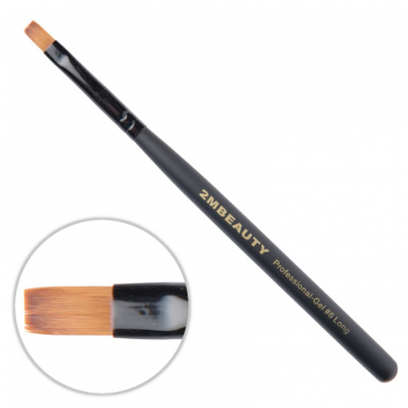 UNGHII - Pensula gel 2M Black Beauty Long nr. 6