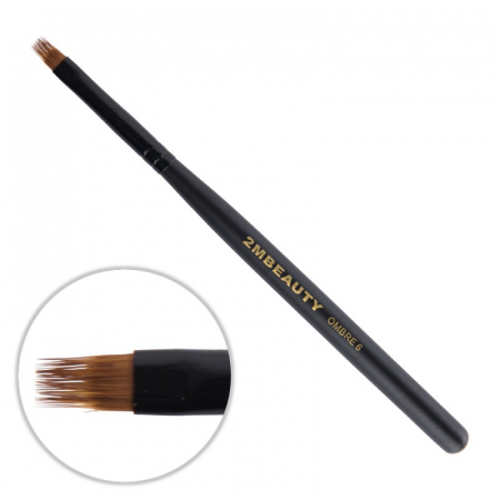 UNGHII - Pensula gel 2M Black Beauty Ombre nr. 6