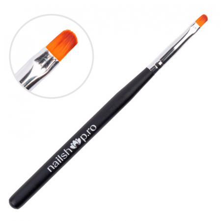 UNGHII - Pensula gel Nailshop - Oval #4