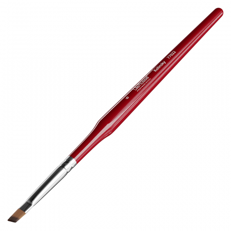 Pensula Lila Rossa, Kolinsky, cu varf inclinat, nr 6 [3]