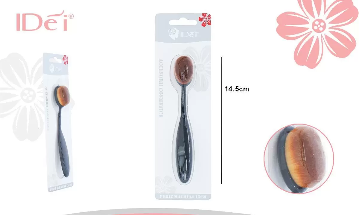 Pensule make-up - Pensula ovala pentru fond de ten IDei