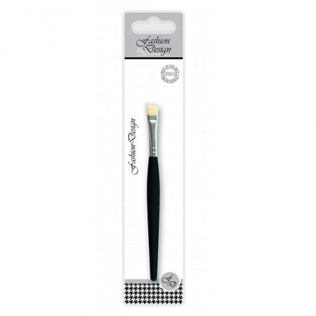MACHIAJ - Pensula pentru fard de sprancene, taietura oblica si par natural, Fashion Design, Top Choice
