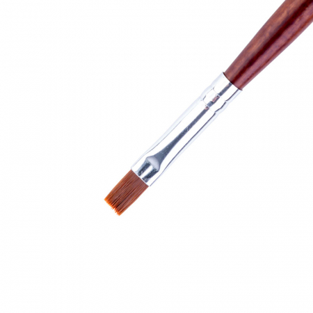 MACHIAJ - Pensula plata dreapta pentru ruj, Lila Rossa, Luna, rl5f