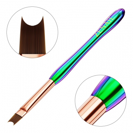 Unghii tehnice - Pensula Unghii french Zenail Chameleon #6 U shape