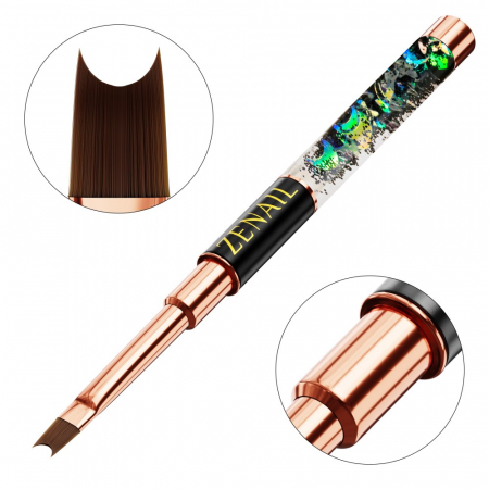 Pensule unghii - Pensula unghii french Zenail Ocean #4