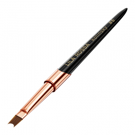 Pensula unghii U shape Brush french Lila Rossa VIP Premium Kolinsky #6 [3]