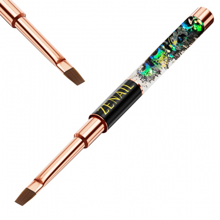 Pensula unghii varf drept Zenail Ocean #6 [1]