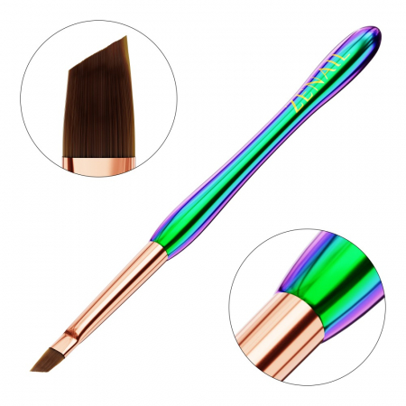 Unghii tehnice - Pensula Unghii varf inclinat Zenail Chameleon #4