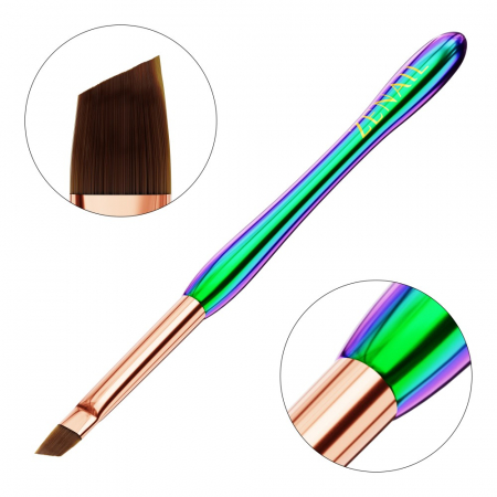 Unghii tehnice - Pensula Unghii varf inclinat Zenail Chameleon #6