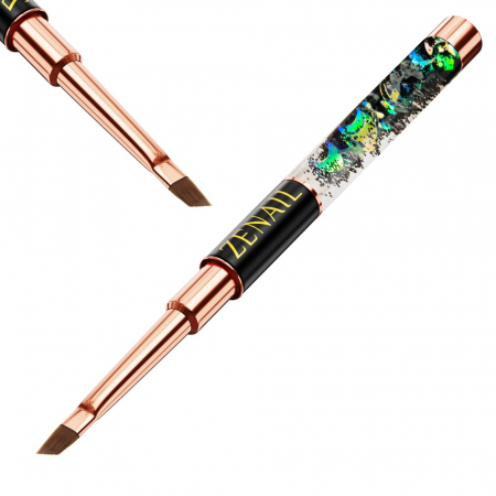 Pensula unghii varf inclinat Zenail Ocean #4 [1]