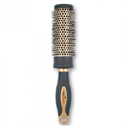 SALOANE - Perie de par pentru coafat, Gold, Top Choice, Ø34/48