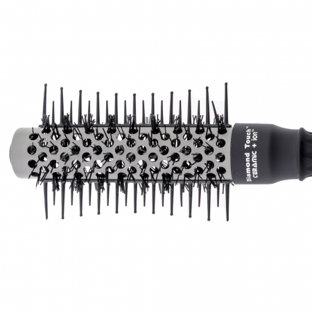 Perie profesionala Lila Rossa, Diamond Touch, din ceramica, neagra, DT25 [1]