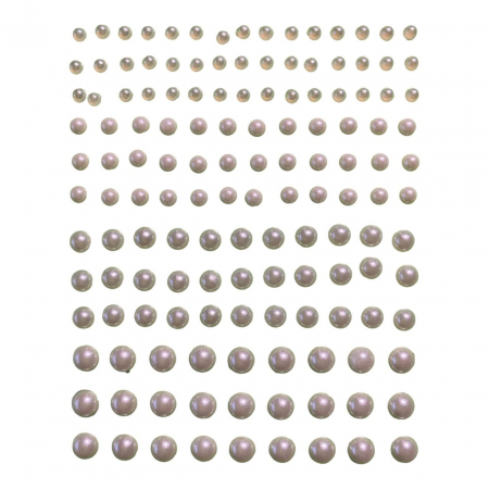 Perle autoadezive pentru machiaj Pearl Drops, pentru fata, corp, unghii, Chique (110buc) [1]
