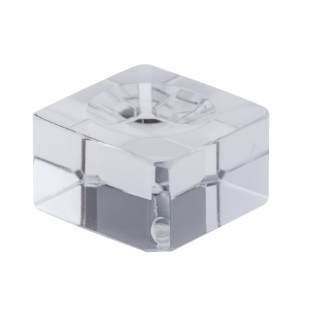 Extensii gene smoc - Piatra cristal Navina, suport pentru adeziv, din sticla, patrat