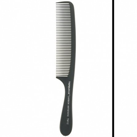 SALOANE - Pieptan antistatic din carbon Lila Rossa TM12